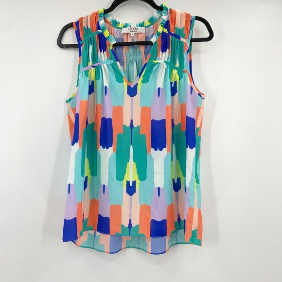 Crosby by Mollie Burch Pastel Print Tank Top - Picture 1 of 9